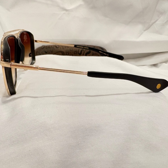 NEW! DITA INITIATOR DTS116-58-02-GLD-BLK; GOLD AND BLACK FRAME W/ BROWN GRADIENT - Picture 5 of 7
